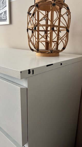 URGE Cómoda MALM blanca
