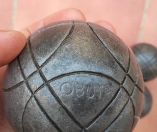 3 bolas de petanca profesional Obut Match 72 720