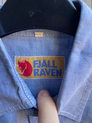 Camicia Fjallraven vintage blu