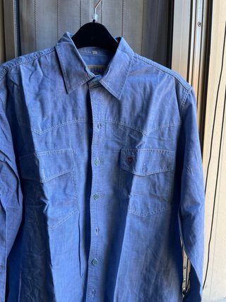 Camicia Fjallraven vintage blu