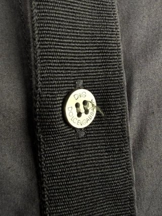Dolce & Gabbana Camicia Uomo M Slim Stretch Blu