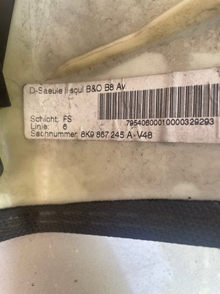Bandejas Laterales Audi A4 B8 Avant