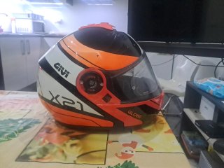 Casco Moto Givi X21 Glove Naranja