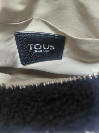Bandolera Tous Negra Peluche