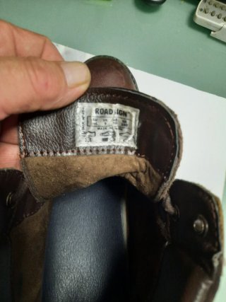Botas de piel ROADSIGN Talla 44