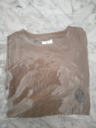 Camiseta marrón ejército talla P