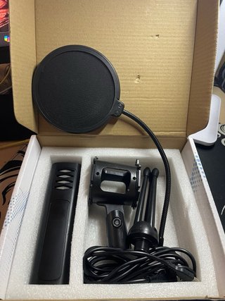Micrófono Streaming USB con Soporte