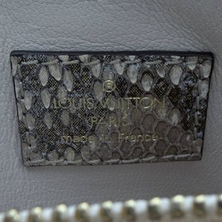 Bolso Louis Vuitton Serpiente Gris Blanco