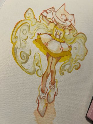 Illustrazione originale A4 acquerello