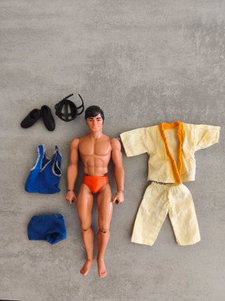 Figura Big Jim con accesorios