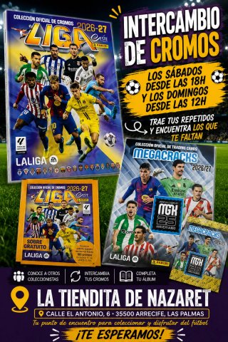 Quedada Intercambio Cromos LALIGA 2026-27