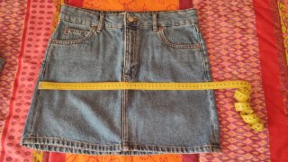 Falda vaquera Mango