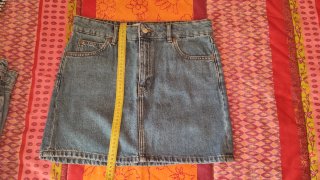Falda vaquera Mango