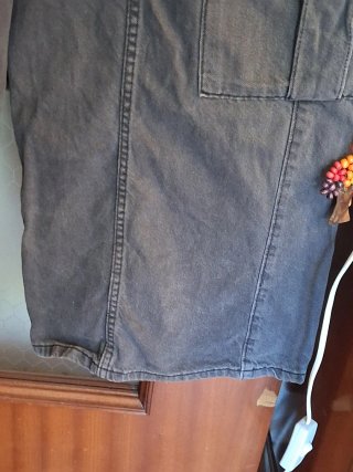 Pantaloni cargo grigi donna