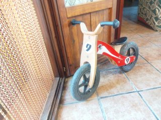 Bicicleta infantil madera