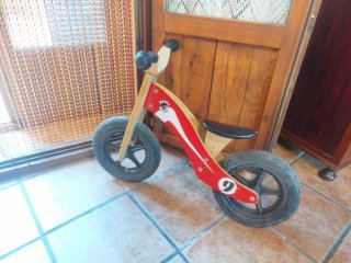 Bicicleta infantil madera