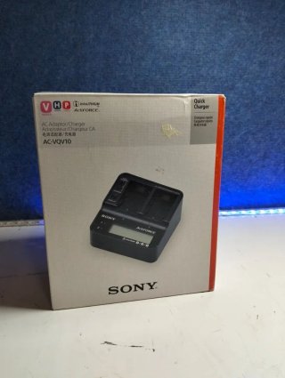 Sony AC-VQV10 Cargador Doble y Adaptador de Corriente para Baterías InfoLITHIUM
