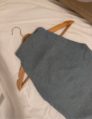 Top de punto azul claro Zara – Talla S - Nuevo