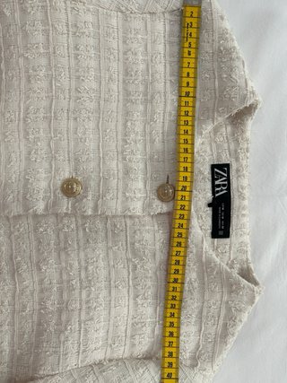 Chaqueta Zara Beige Talla M