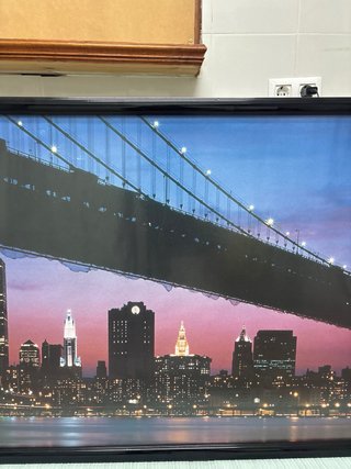 Cuadro Skyline New York Años 90