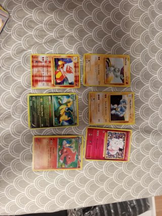 Lote Cartas Pokémon (Charmander, Machop, etc.)