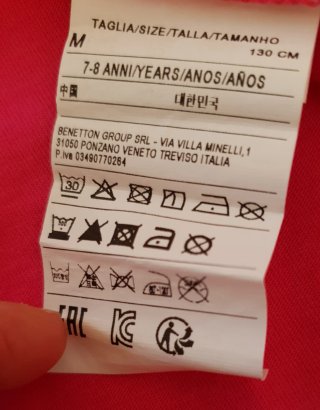 Camiseta tirantes niña Benetton fucsia, talla 7-8
