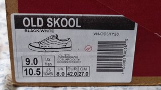 Zapatillas Old Skool talla 42 casual unisex NUEVAS