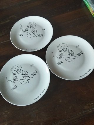 Tres Platos decorativos Bathco Atelier