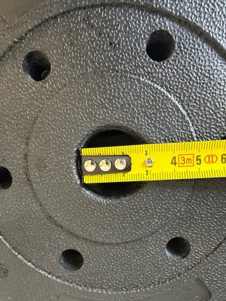 2 dischi palestra 1,5 kg