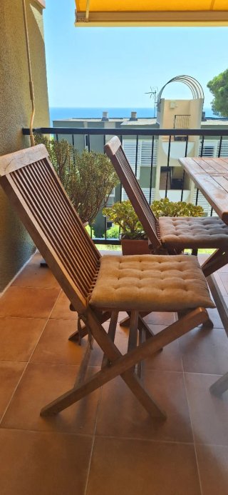 Mesa y 4 Sillas Exterior Madera