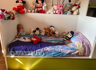 Cuna + cama inferior + cajoneras