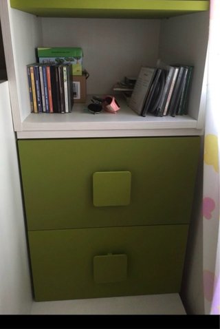 Cuna + cama inferior + cajoneras