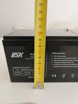 DSK Batería Plomo-Ácido 12V 12Ah AGM