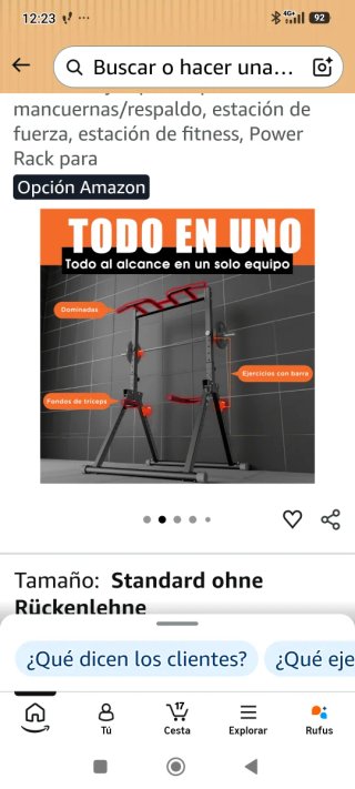 Aparato de dominadas y fondos