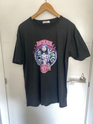 Camiseta Novia Cadaver Tim Burton