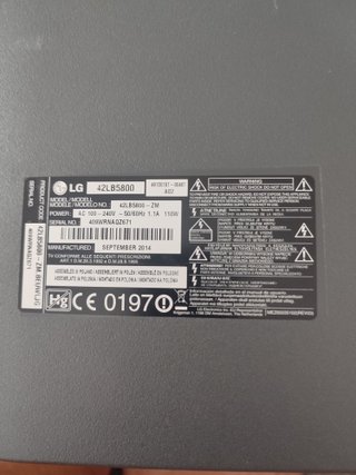 TV LG 42LB5800 Placa T-Con P/N 6870C-0480A
