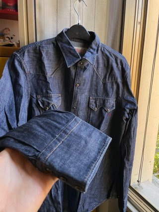 Camicia Replay Uomo Denim Vintage