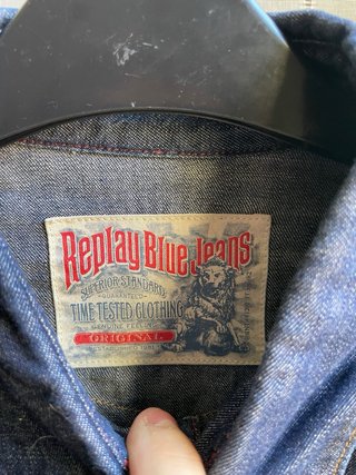 Camicia Replay Uomo Denim Vintage