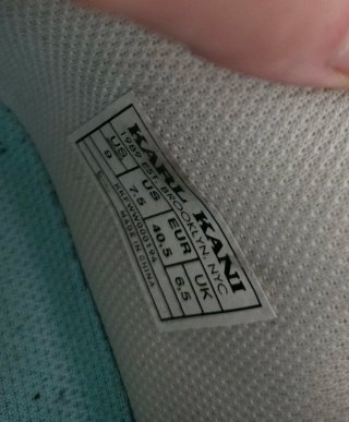 Zapatillas Karl Kani blancas y turquesa