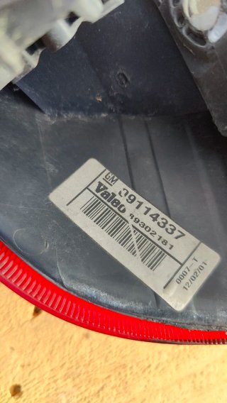 Farolins Traseiros Opel Corsa C (Conjunto)