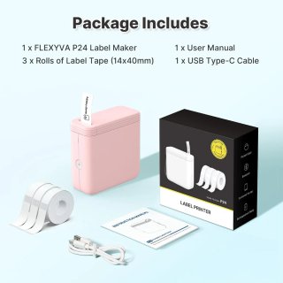 Impresora Térmica Etiquetas Bluetooth Rosa