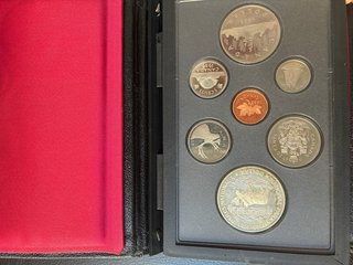 Monete Canadesi in Custodia Foglia d'Acero