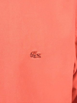 Lacoste Camicia Uomo 43 XL Salmone Cotone
