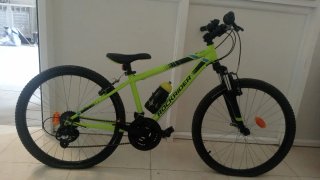 Bicicleta Montaña Decathlon 24 Verde