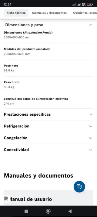 Frigorífico Bosch