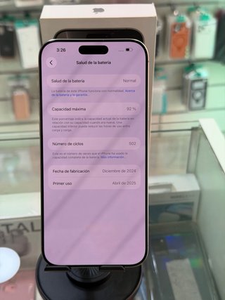 iPhone 16 pro max impecable batria 92