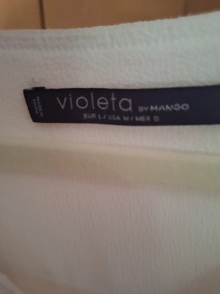 Blusa Violeta by Mango Blanca