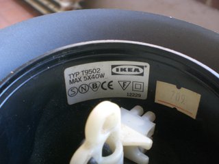Lámpara araña IKEA