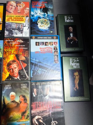 Lote VHS Películas Clásicas Acción y Aventura