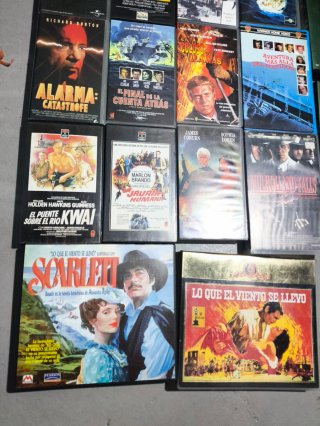 Lote VHS Películas Clásicas Acción y Aventura